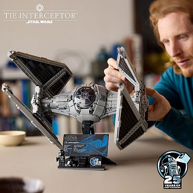 LEGO Star Wars Ultimate Collector Series TIE Interceptor Model 75382 Building Kit (1931 pieces)