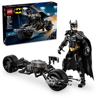 LEGO DC Batman: Batman Construction Figure & The Bat-Pod Bike 76273 Building Kit (713 pieces)