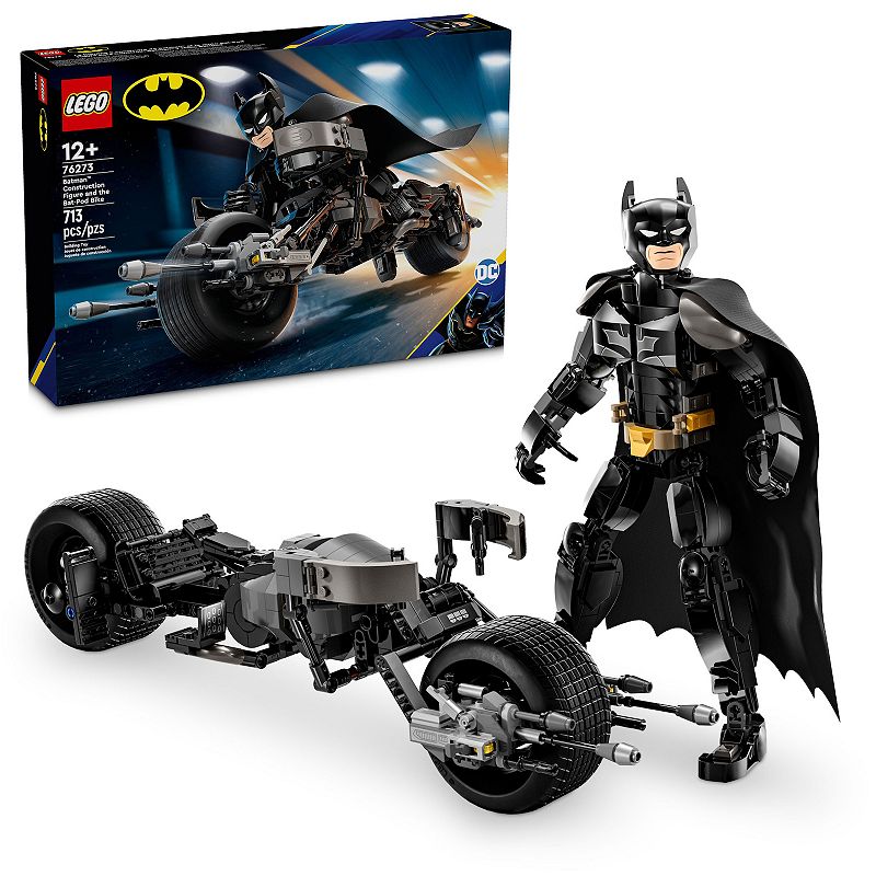 UPC 673419390828 product image for LEGO DC Batman: Batman Construction Figure & The Bat-Pod Bike 76273 Building Kit | upcitemdb.com