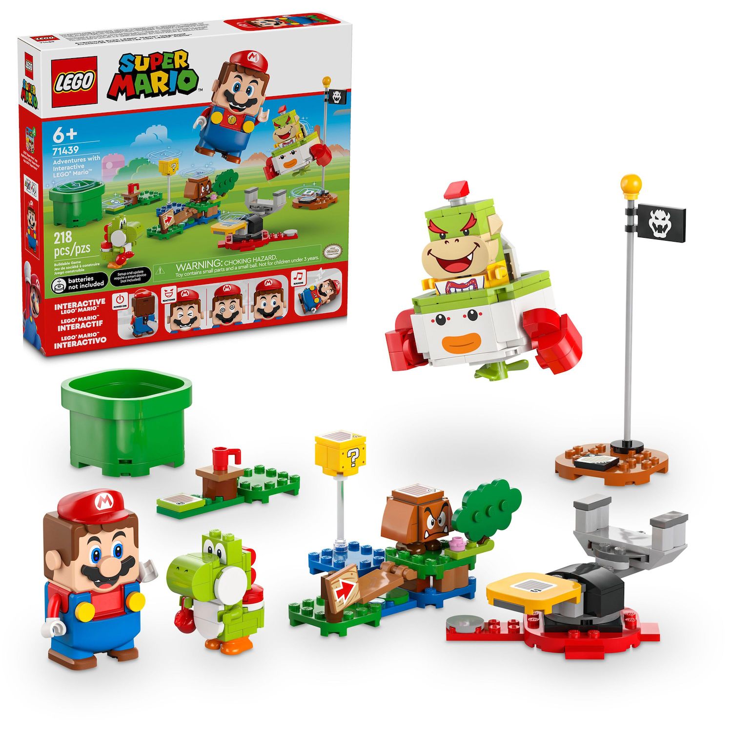 Детские конструкторы LEGO Super Mario Adventures with Interactive Mario 71439 Building Kit (218 pieces)