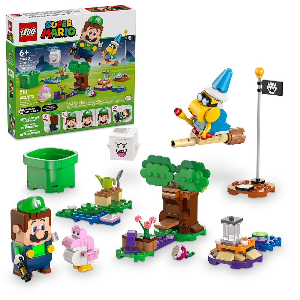 Super Mario Builder – Action Figure Luigi 10 Cm Con Accessorio Segreto, Articolata - 3