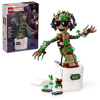 LEGO Marvel Guardians of the Galaxy Dancing Groot 76297 Building Kit (459 pieces)
