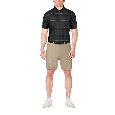 Men's Grand Slam Striped Short Sleeve Polo Shirt