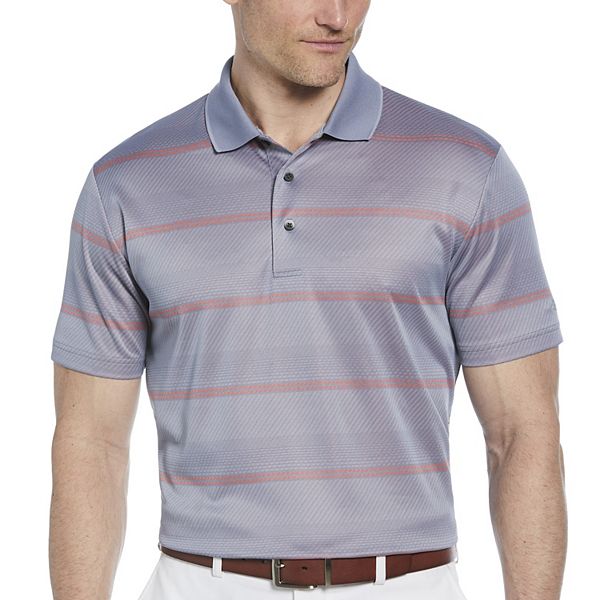 Men's Striped Short Sleeve Polo