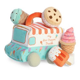Ebba Small Blue Baby Talk 7" My Ice Cream Truck Engaging Baby Stuffed Animal
