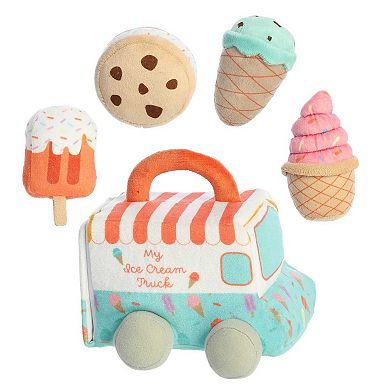 Ebba Small Blue Baby Talk 7" My Ice Cream Truck Engaging Baby Stuffed Animal