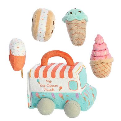 Ebba Small Blue Baby Talk 7" My Ice Cream Truck Engaging Baby Stuffed Animal