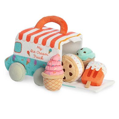 Ebba Small Blue Baby Talk 7" My Ice Cream Truck Engaging Baby Stuffed Animal
