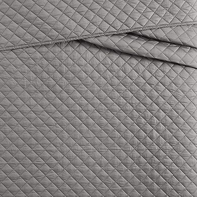 Cannon Solid Oversized Percale 3-pc. Quilt Set