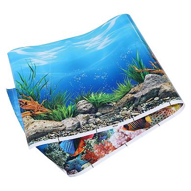 Aquarium Background Poster Double-sided Fish Tank Background Decorative ...