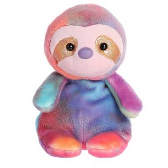 Aurora Small Multicolor Jammies 8" Figgy Sloth Vibrant Stuffed Animal