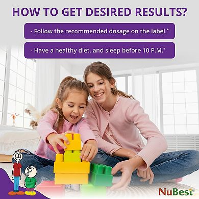 NuBest Tall Kids, Multivitamins For Kids Ages 2-9, Berry Flavor, 90 Chewable Tablets