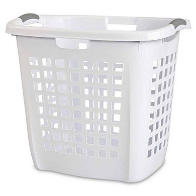 Set Of 4 Heavy Duty Plastic Laundry Hamper Dirty Clothes Basket