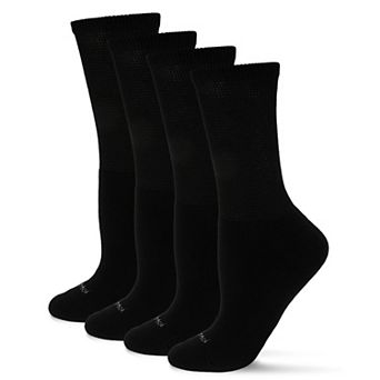 2 Pair Diabetic Antimicrobial Full Cushion Crew Sock