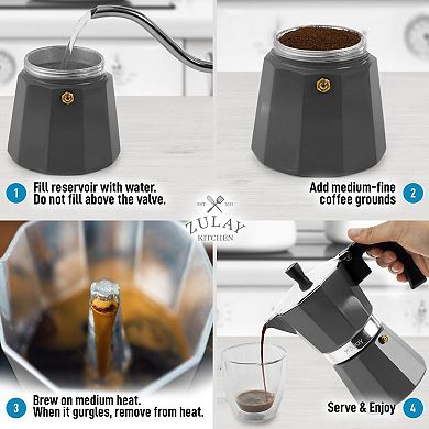 Zulay Kitchen Italian Style Espresso Maker