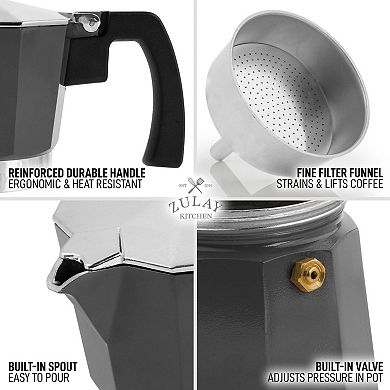 Zulay Kitchen Italian Style Espresso Maker