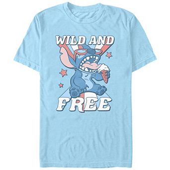 Disney's Lilo & Stitch Men's Wild And Free Graphic Tee