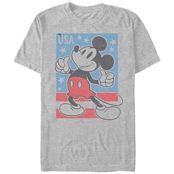 Disney's Mickey Mouse Men's USA Stamp Graphic Tee
