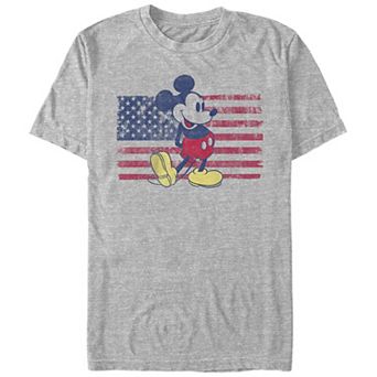 Disney's Mickey Mouse Men's USA Flag Graphic Tee