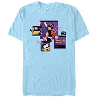 Men's Despicable Me 4 Heroes Beware Tabs Graphic Tee