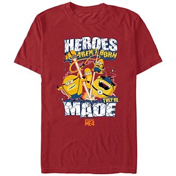 Men's Despicable Me 4 Heroes Aren't Born They're Made Graphic Tee