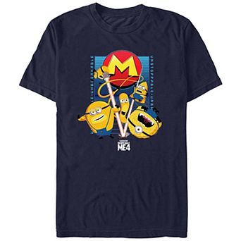 Men's Despicable Me 4 Mighty Minions Graphic Tee