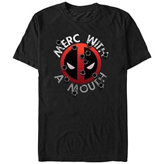 Men's Marvel Deadpool Merc With A Mouth Graphic Tee