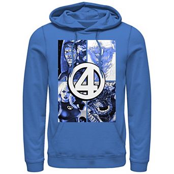 Men's Marvel Fantastic Four Team Portraits Graphic Hoodie