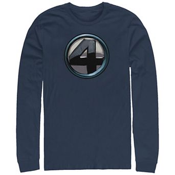 Men's Marvel Fantastic Four Costume Long Sleeve Graphic Tee