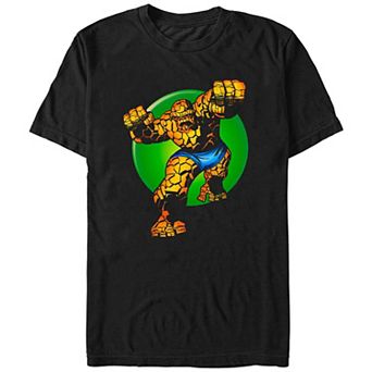 Men's Marvel Fantastic Four The Thing Vintage Poster Graphic Tee