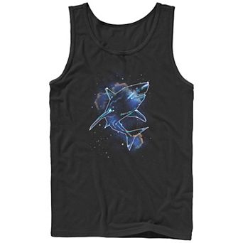 Men's Shark Galaxy Graphic Tank