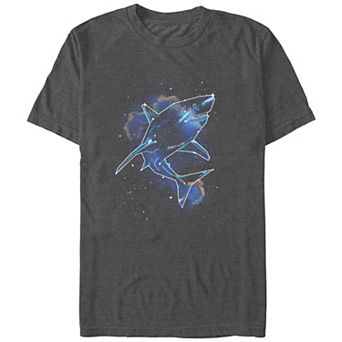 Men's Shark Galaxy Graphic Tee