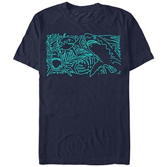 Men's Tropical Shark Graphic Tee