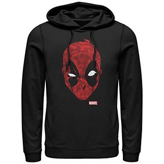 Men's Marvel Deadpool Action Mask Graphic Hoodie