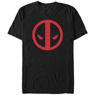 Men's Marvel Deadpool Emoji Mask Graphic Tee