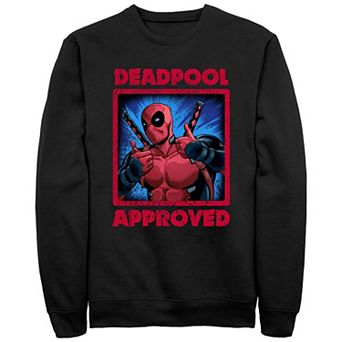 Men's Marvel Deadpool Approved Poster Graphic Fleece