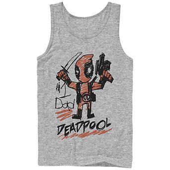 Men's Marvel Deadpool #1 Dad Graphic Tank