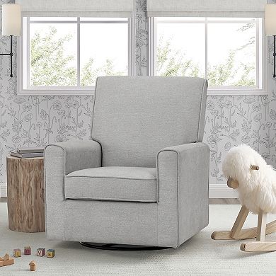 Delta Children Sophie Nursery Glider Swivel Chair with LiveSmart Fabric