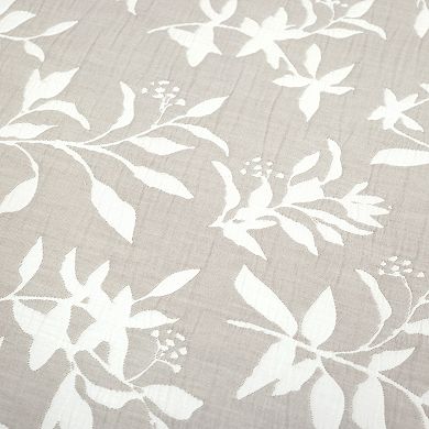 Lush Decor Floral Jacquard Reversible Soft Matelasse Quilt Set