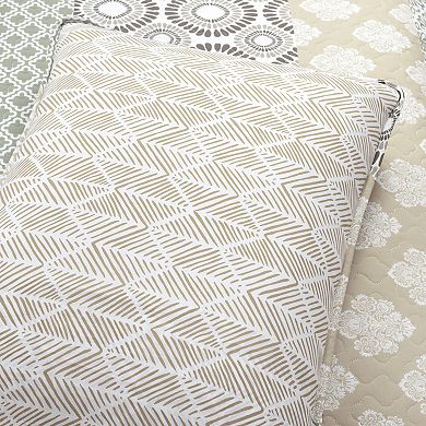 Lush Decor Bohemian Stripe Quilt Set
