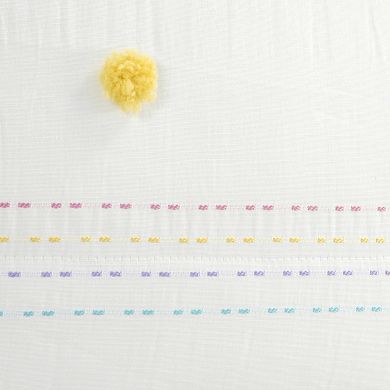 Lush Decor Kids Rainbow Pom Pom And Stripes Quilt Set