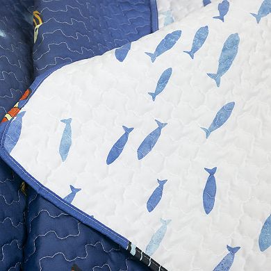 Lush Decor Under The Sea Reversible Quilt Set