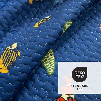 Lush Decor Under The Sea Reversible Quilt Set