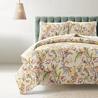 Lush Decor Dolores Reversible Cotton Quilt Set