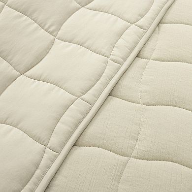 Lush Decor Cloud Gauze Neutral Quilt Set
