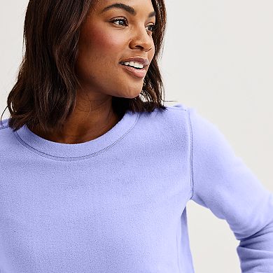Women's Tek Gear® Micro Fleece Crewneck Sweatshirt