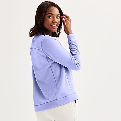 Women's Tek Gear® Micro Fleece Crewneck Sweatshirt