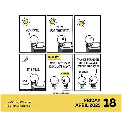 Andrews & McMeel Work Chronicles 2025 Day-to-Day Calendar