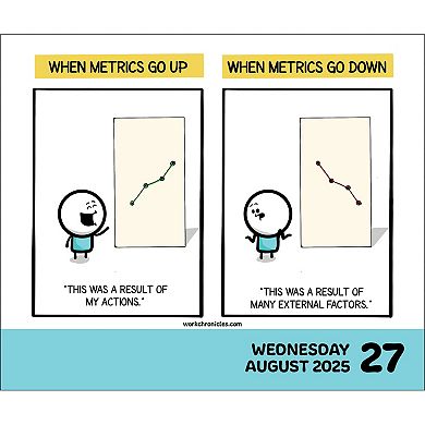 Andrews & McMeel Work Chronicles 2025 Day-to-Day Calendar