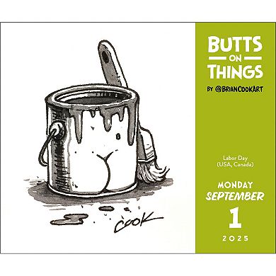 Andrews & McMeel Butts on Things 2025 Day-to-Day Calendar